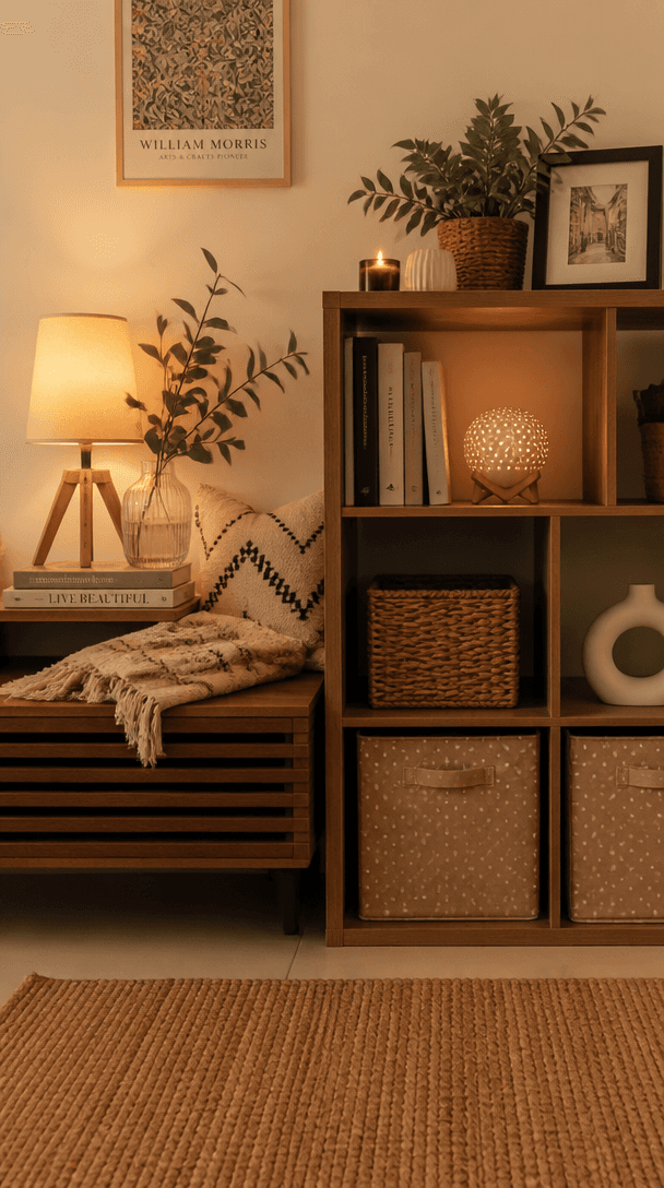 Vertical close-up style shot for How to decorate your home for under ₹10000 total