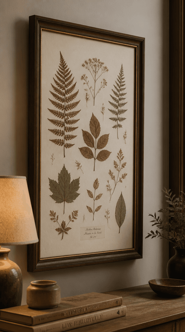 Vertical styling element for DIY wall art ideas you can actually make at home