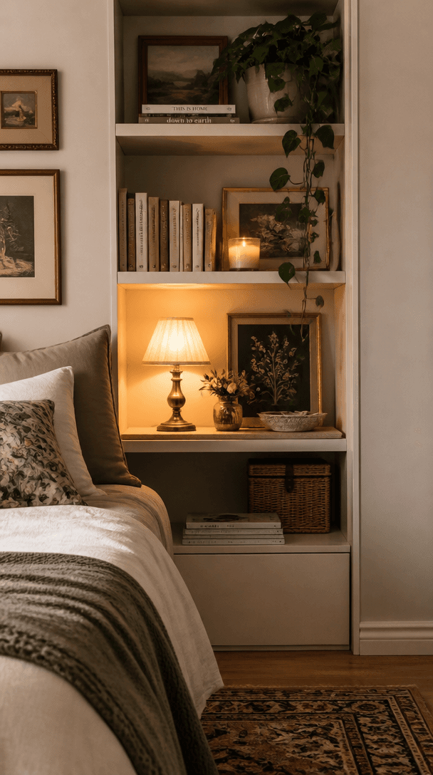 Vertical styling element for How to make a small bedroom feel bigger without buying anything new