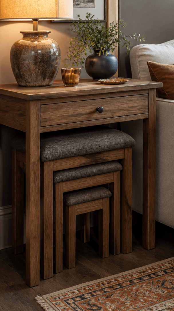 Vertical layout design detail for Multi purpose furniture ideas for small living rooms