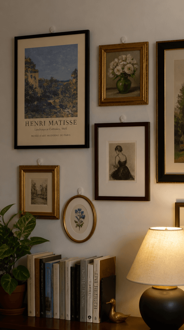 Vertical styling element for How to make a rental flat feel like your own home