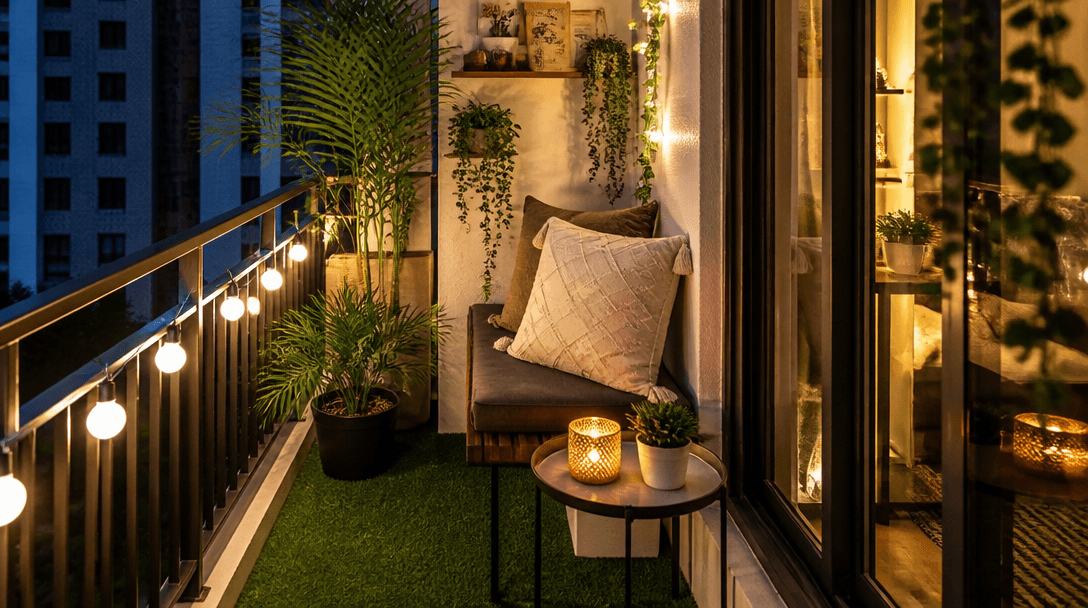 Interior design photo for Small balcony ideas that actually make you want to sit outside