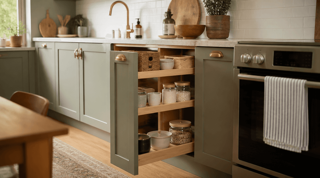 Interior design photo for Small kitchen organisation ideas for Indian homes