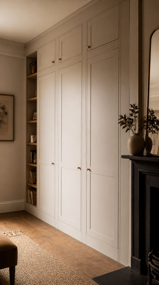 Vertical styling element for Storage ideas for 1BHK apartments that dont look cluttered