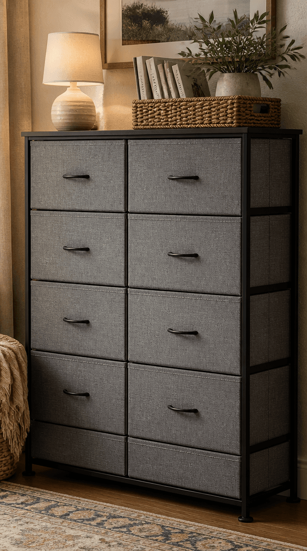 Vertical layout design detail for Wardrobe ideas for bedrooms with no dedicated wardrobe space