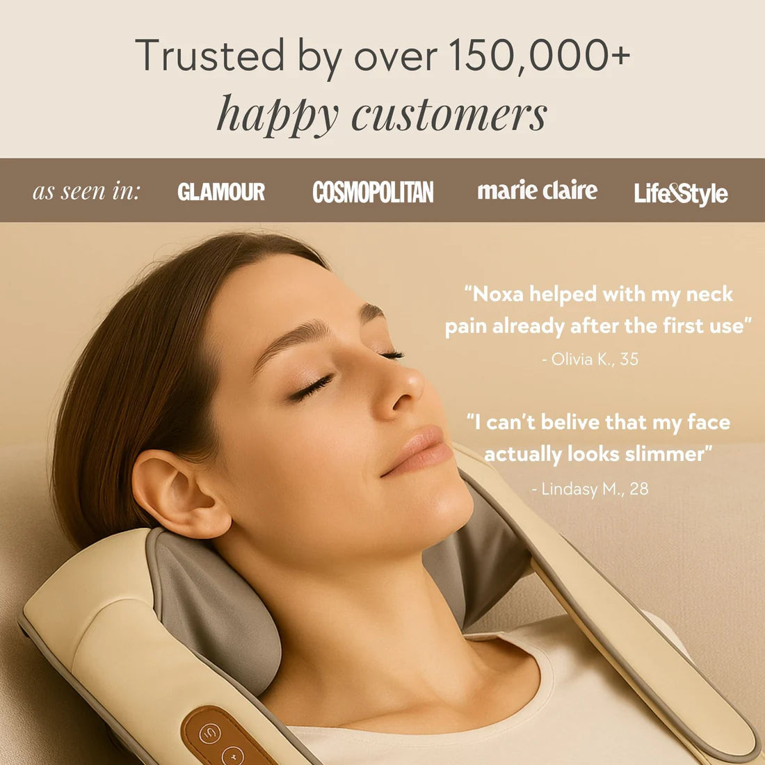 Neck and shoulder massager
