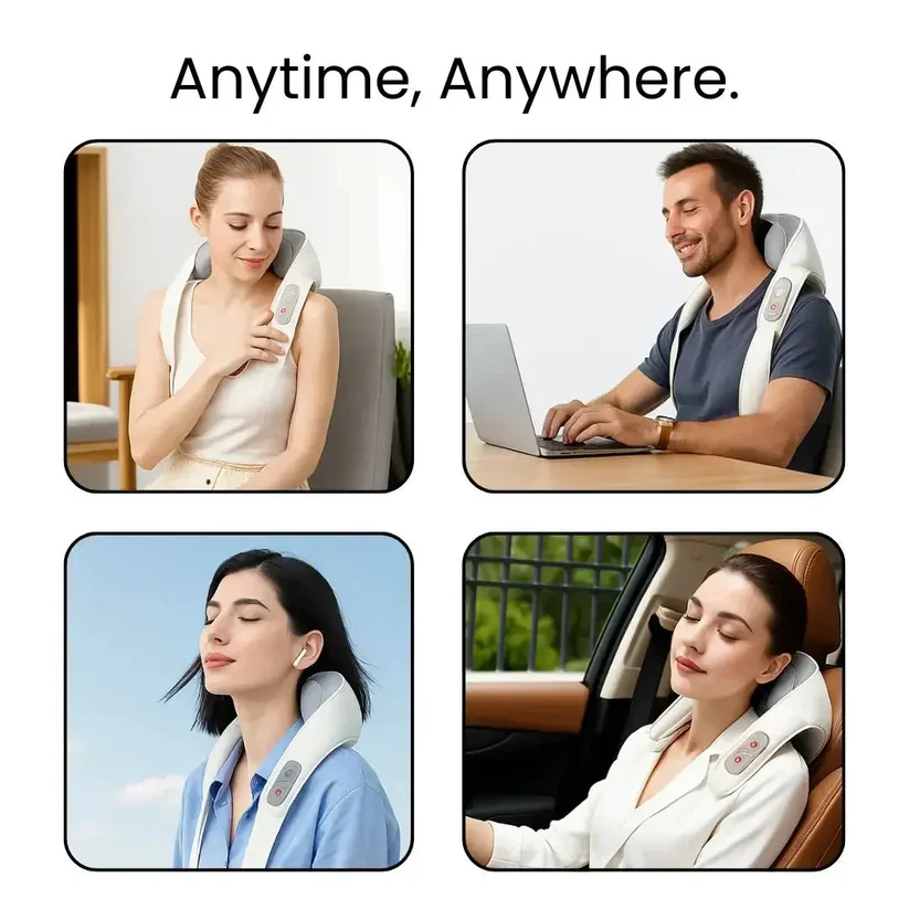Neck and shoulder massager